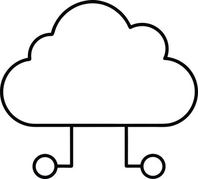 cloud computing concept icon