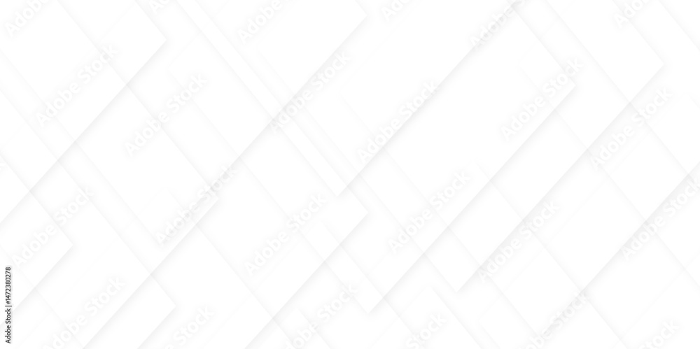 Fototapete abstract geometric white light background. modern and creative design. seamless abstract technology 
