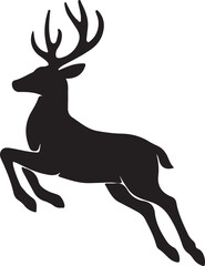 Obraz premium deer silhouette