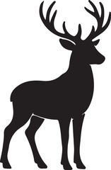 Obraz premium deer silhouette