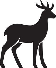 Obraz premium deer silhouette