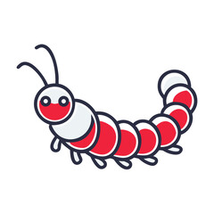 Caterpillar Icon Insect Larva Butterfly Nature Transparent Background