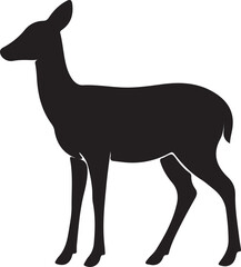 Fototapeta premium deer silhouette