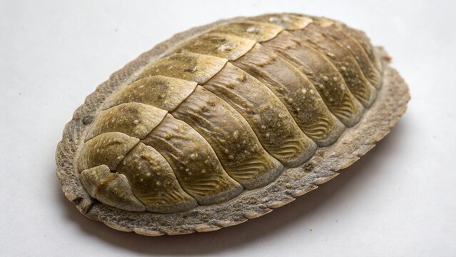 Chiton on studio background
