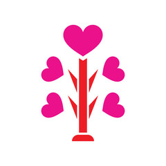 heart shaped tree