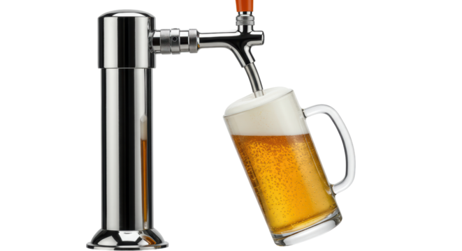 Isolated Beer Tap
