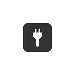 Simple Electric Plug Icon