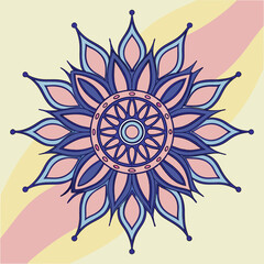 abstract flower vector illustration