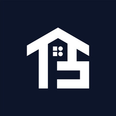 Modern Monogram Concept for Building Identity