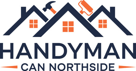 A logo for a handyman service in the Can Northside area.
