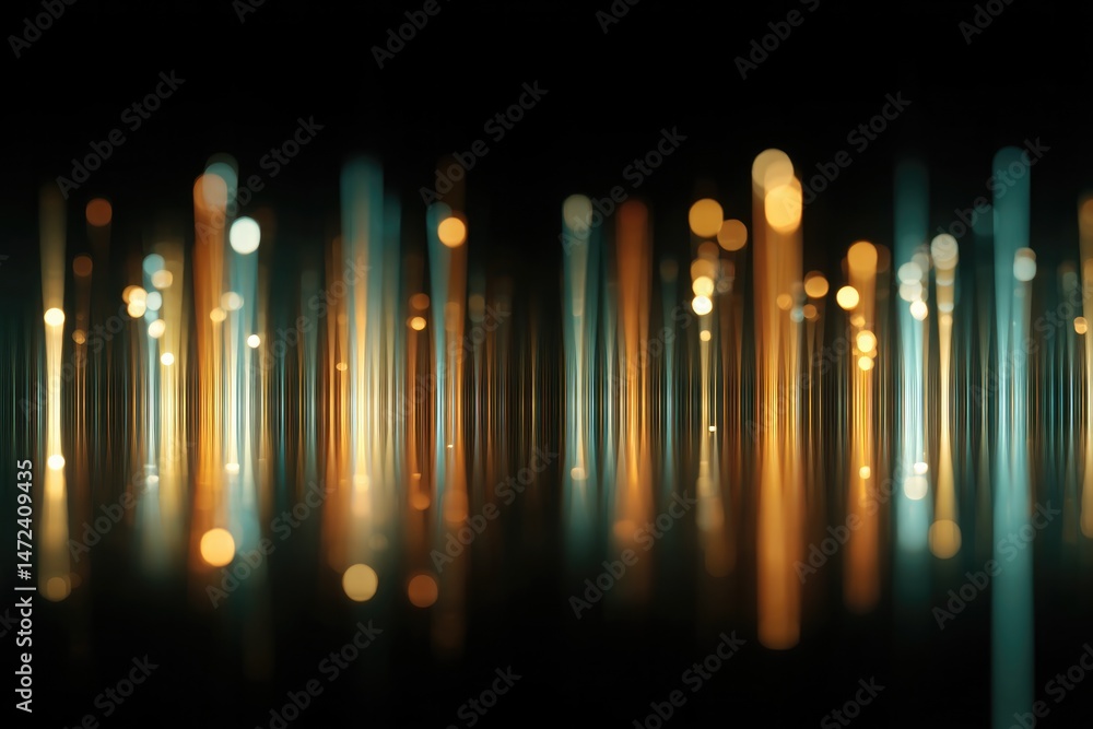 Poster colorful light streaks create an abstract, dynamic pattern again