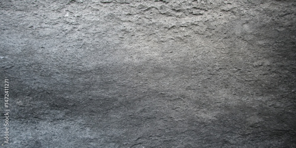 Aufkleber Dark gray textured wall surface, ideal for background or overlay, showing subtle variations in shade and a rough, uneven texture. : Generative AI