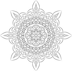 Lina art Mandala,Colorful Mandala © Sabrina