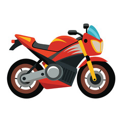 motor cycle vector image on white background