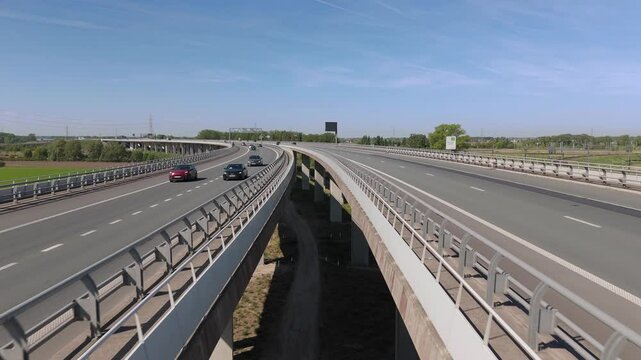 View of A11 Highway | 4K Aerial Drone by FlyLens