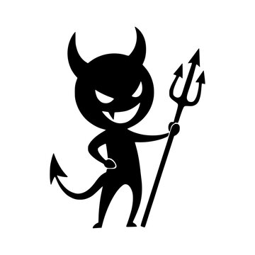 Cute Devil Cartoon Character