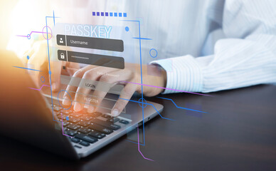 The concept of using Passkey instead of a code set for maximum security Biometric Lock