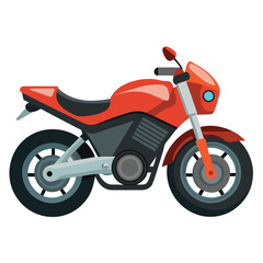 Fototapeta premium motor cycle vector image on white background