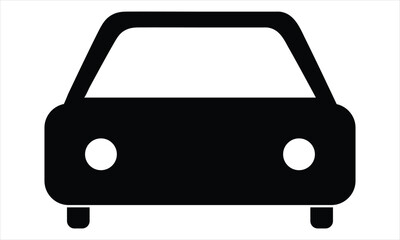 car  front view silhouette 