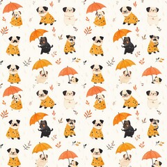 set of funny cartoon animals