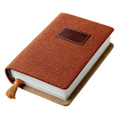 Rustic Brown Notebook with Leather Label and Tassel Perfect for Journaling Note Taking or Sketching