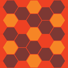 vector background of hexagonal tiles  .eps