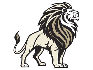 Fototapeta premium Majestic Eagle with Spread Wings – Bold Vector Emblem Illustration