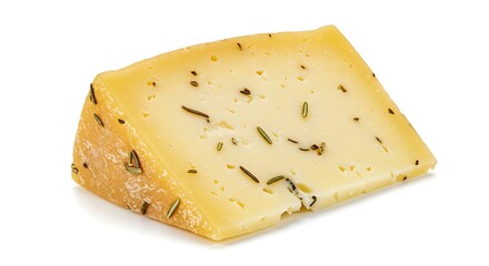 cheese isolated on white