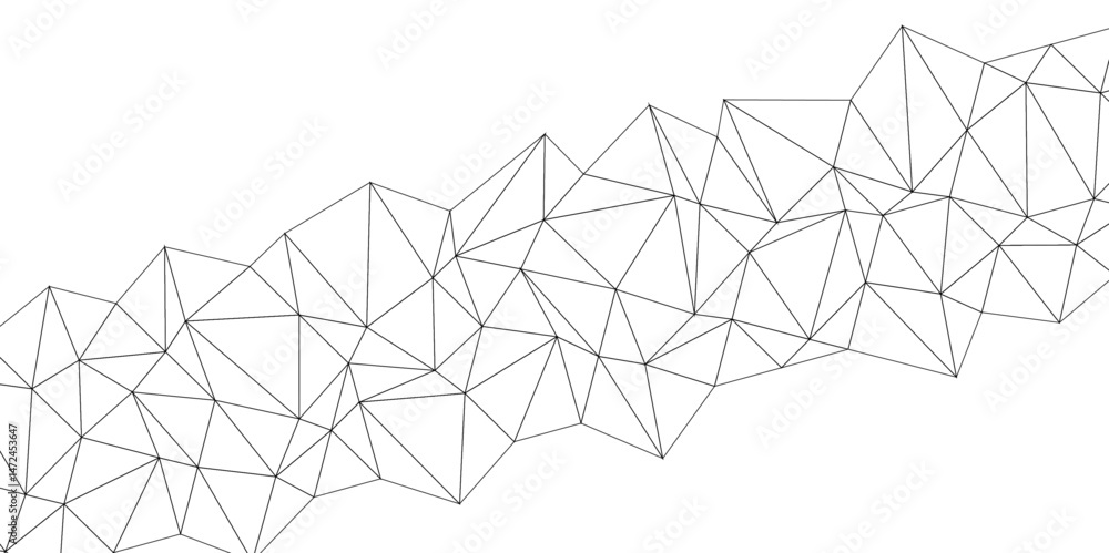 Poster abstract line background. abstract black lines with white background creative and geometric shape wi