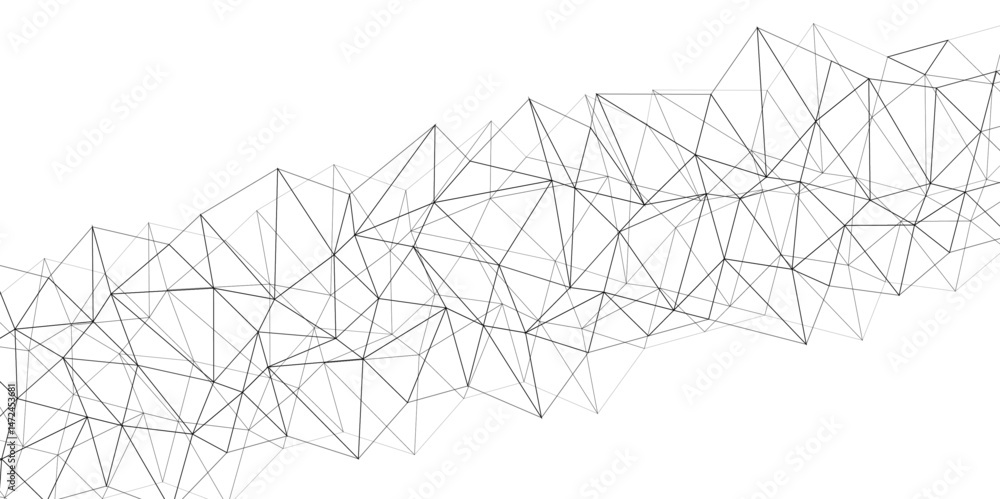 Poster abstract line background. abstract black lines with white background creative and geometric shape wi