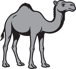 Realistic Camel Vector Illustration