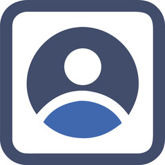 Obraz premium Profile icon vector flat style