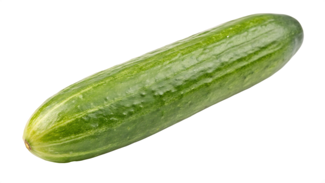 Cucumber isolated on a transparent background
