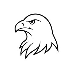 Eagle Head Outline Drawing