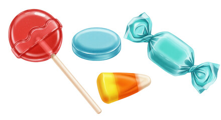 Isolated Candies
