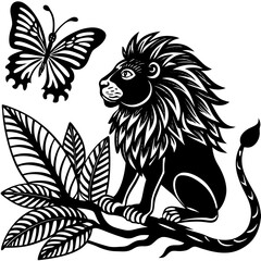 lion vector illustration