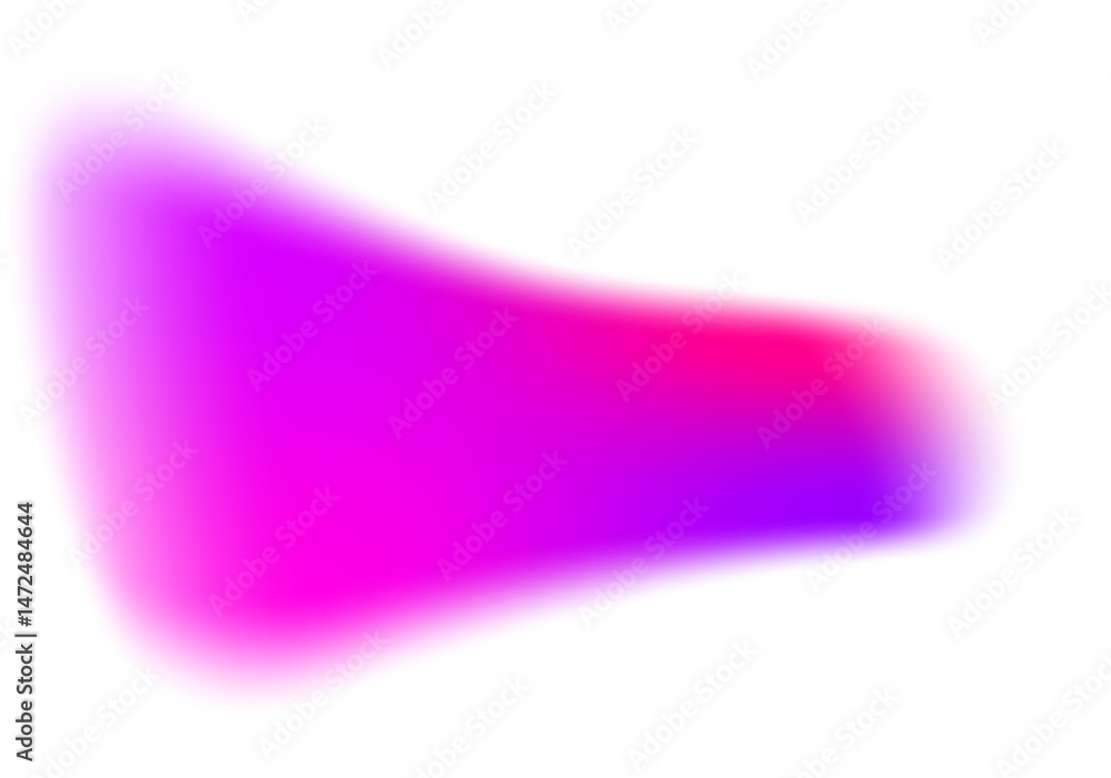 Poster abstract blurry gradient shape. pink mesh fluid liquid element. soft light blob with aura gradation.
