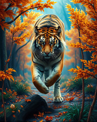 tiger in the forest