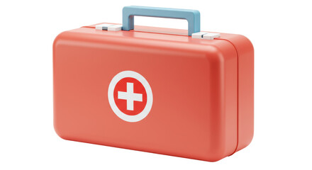 Isolated Red First Aid Kit