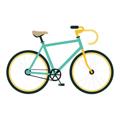 Fototapeta premium bicycle vector image on white background