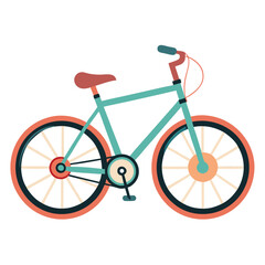 Fototapeta premium bicycle vector image on white background