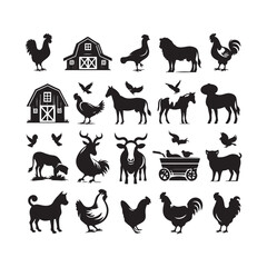 Farm Animals Vector (1).eps