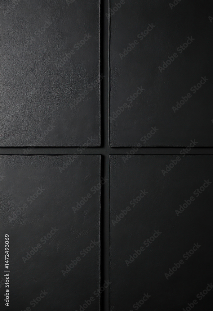 Poster dark, textured squares create a sophisticated, minimalist backdrop ideal for modern design projects 