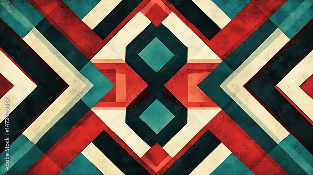 Poster geometric abstract pattern texture.