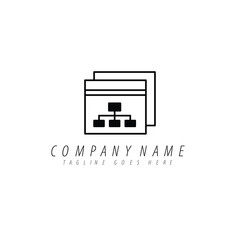 Delivery Service Logo Design. Location Pin and Package