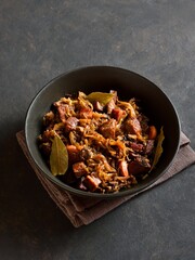 Traditional polish Bigos