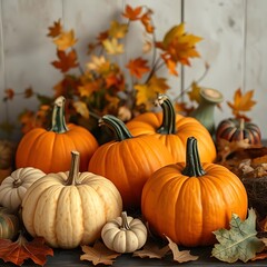 pumpkins and gourds