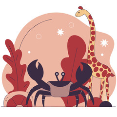 illustration of a teapot and cup