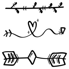 Hand drawn ornament vector illustration