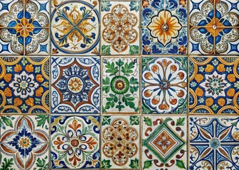 Patterned ceramic tile